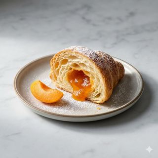 Cornetto con albicocca