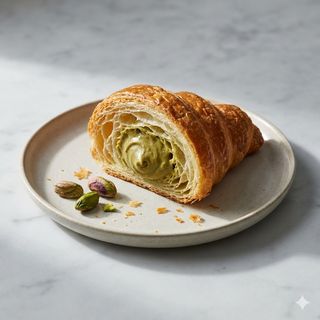Cornetto con pistacchio