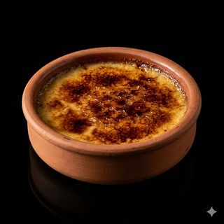 Crema catalana in coccio