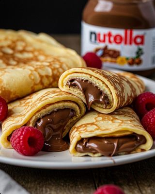 Crepes alla Nutella con frutta