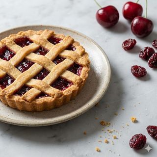 Crostatina con visciole