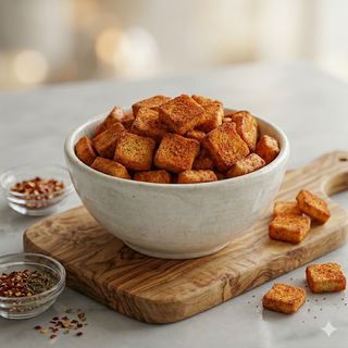 Crostini dorati pomodoro