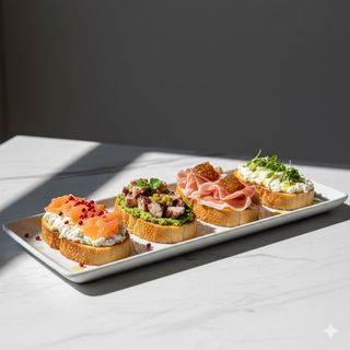 Crostini misti 4 pezzi 