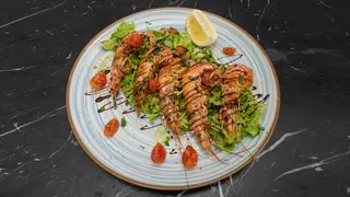 Caesar salad di gamberoni