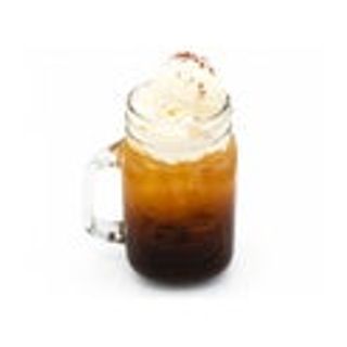 Caffè con panna e gelato