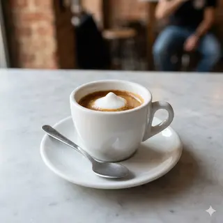 Caffè espresso macchiato