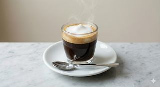 Caffè schiumato caldo 