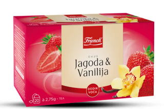 Čaj jagoda i vanilija
