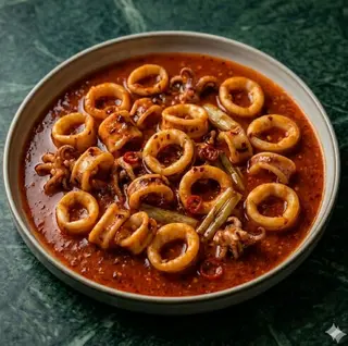 Calamari in salsa piccante