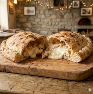 Calzione mozzarella e pollo