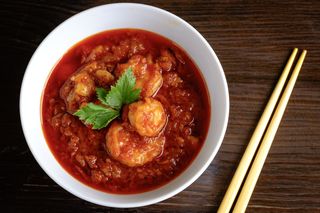 Camarão Madras (Meio Picante)