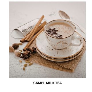 Camel milk tea
