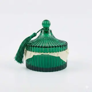 Candele profumate verde