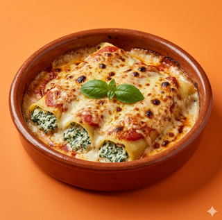 Cannelloni ripieni di ricotta