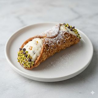 Cannolo siciliano al pistacchio