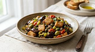 Caponata di pesce spada