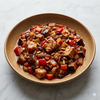 Caponata di pesce spada