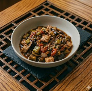 Caponata di pesce spada