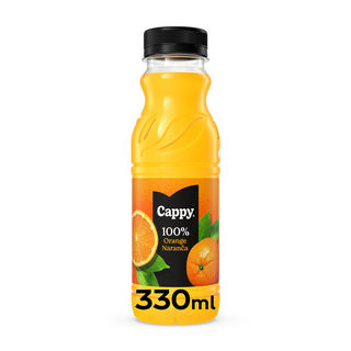 Cappy naranča 100% 0.33l PET