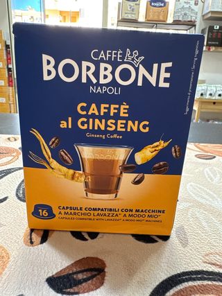 Capsule modo mio aromatizzate ginseng, cioccolato cappuccino