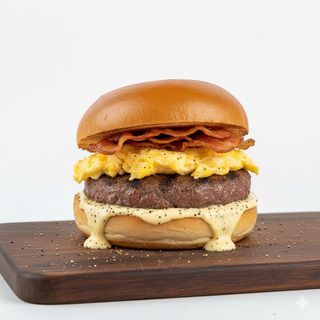 Carbonara burger