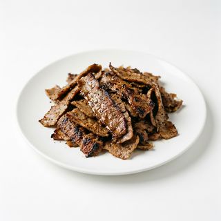Carne di kebab al piatto porzione media