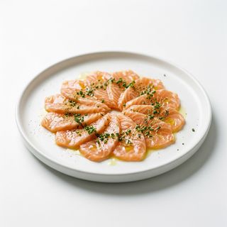 Carpaccio salmon miso