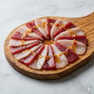 Carpaccio di pesce spada e tonno