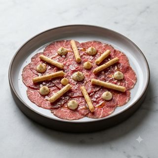 Carpaccio di manzo alla Derienzo