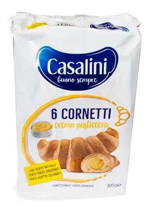 Casalini sei cornetti crema pasticcera