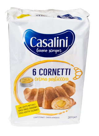 Casalini sei cornetti crema pasticcera