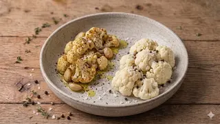Cavolfiore con sale e pepe