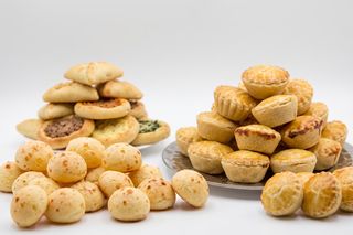 Cento de Salgados Assados
