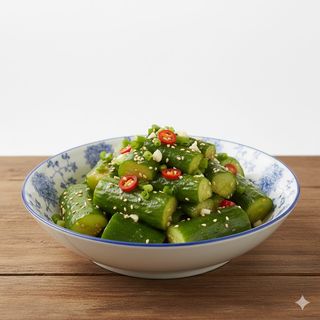 Cetriolo condito al sale拍黄瓜