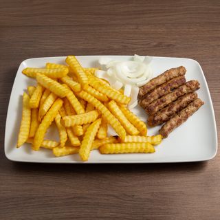 Ćevapi veliki pommes