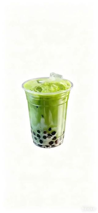 Chá de Leite com Matcha