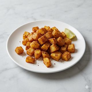 Chatpata aloo fried