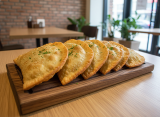 Чебуреки с жусаем и яйцом (150г)