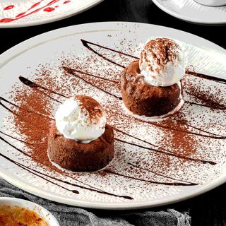 Chec din ciocolată cu îngheţată