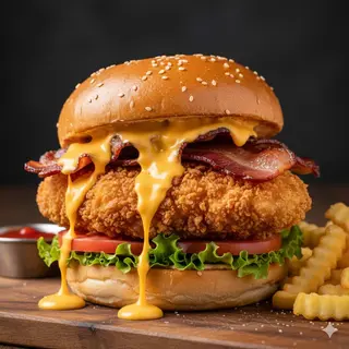Cheese & bacon - chicken