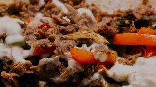 Cheese steak sendvič