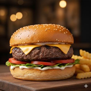 Menu cheeseburger
