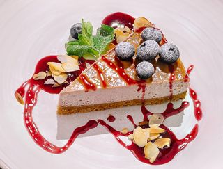 Cheesecake New York cu fructe de padure