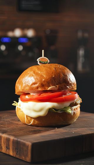 Burger cheesy chicken (330г)