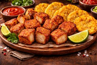 Chicharon - 5 pezzi + 6 pezzi di tostone