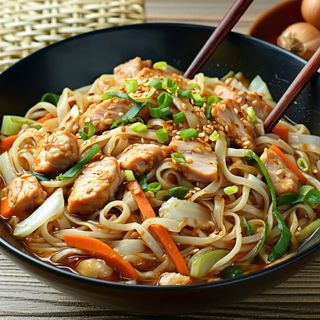 Chicken Haka noodles