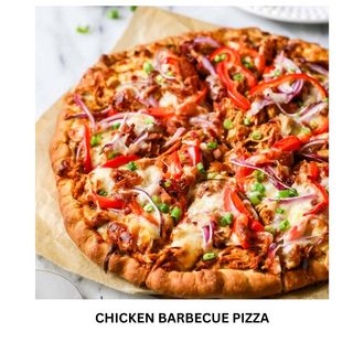 Chicken barbecue pizza