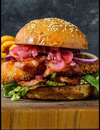 Chicken King burger