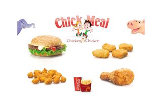 Chicken meal menù