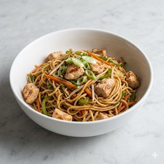 Chicken noodles